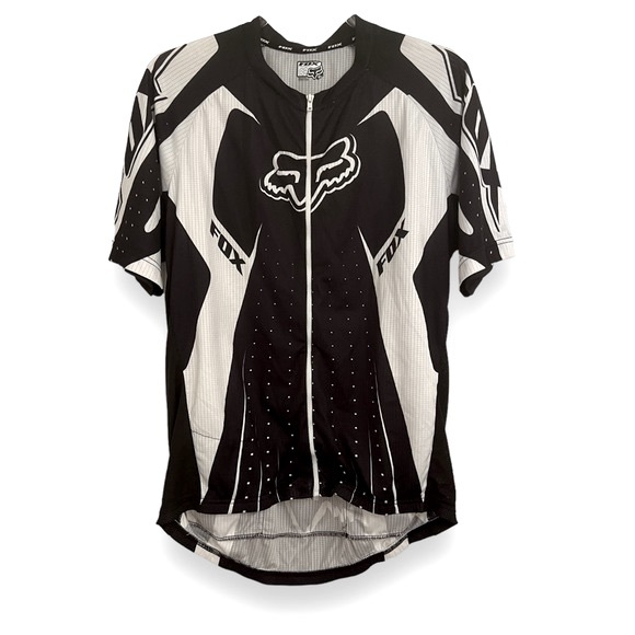 Fox Other - Fox Racing Cycling Jersey Black White Men’s Unisex Size XL